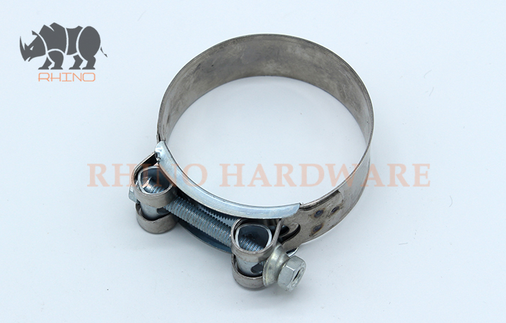 Single Bolt Double Band Hose Clamp