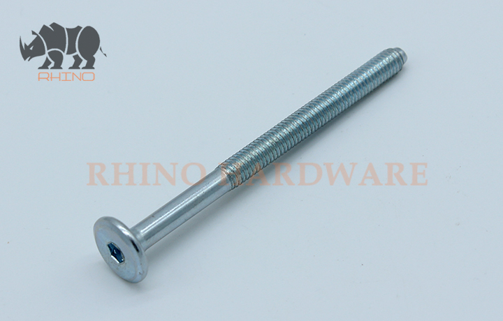 Flat Head Hex Socket Furniture Screw