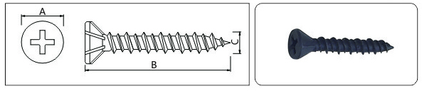 Phill Drive CSK Head Hi-Low Thread Self Tapping Screw with Nibs Under drwaing.jpg