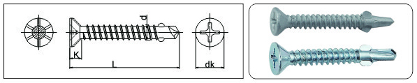 Phil Flat Head Self Drilling Screw With Wings,Dacrotized ZP Drawing.jpg